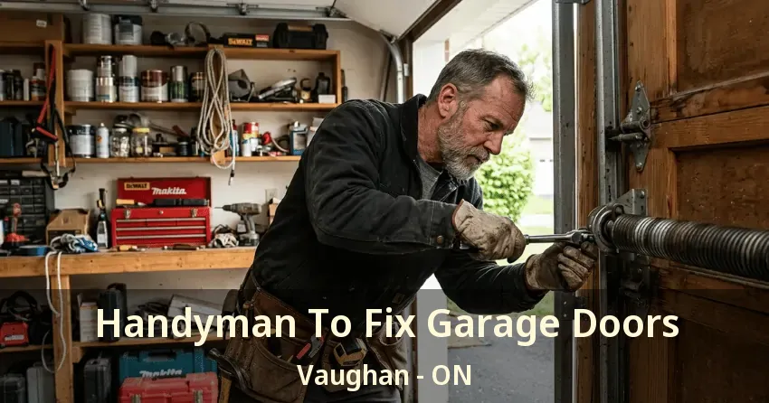 Handyman To Fix Garage Doors Vaughan - ON